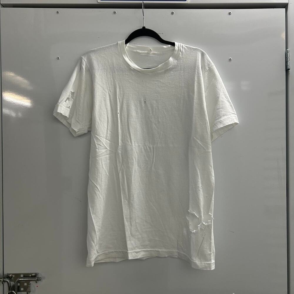 VTG 70s/80s White distressed tee